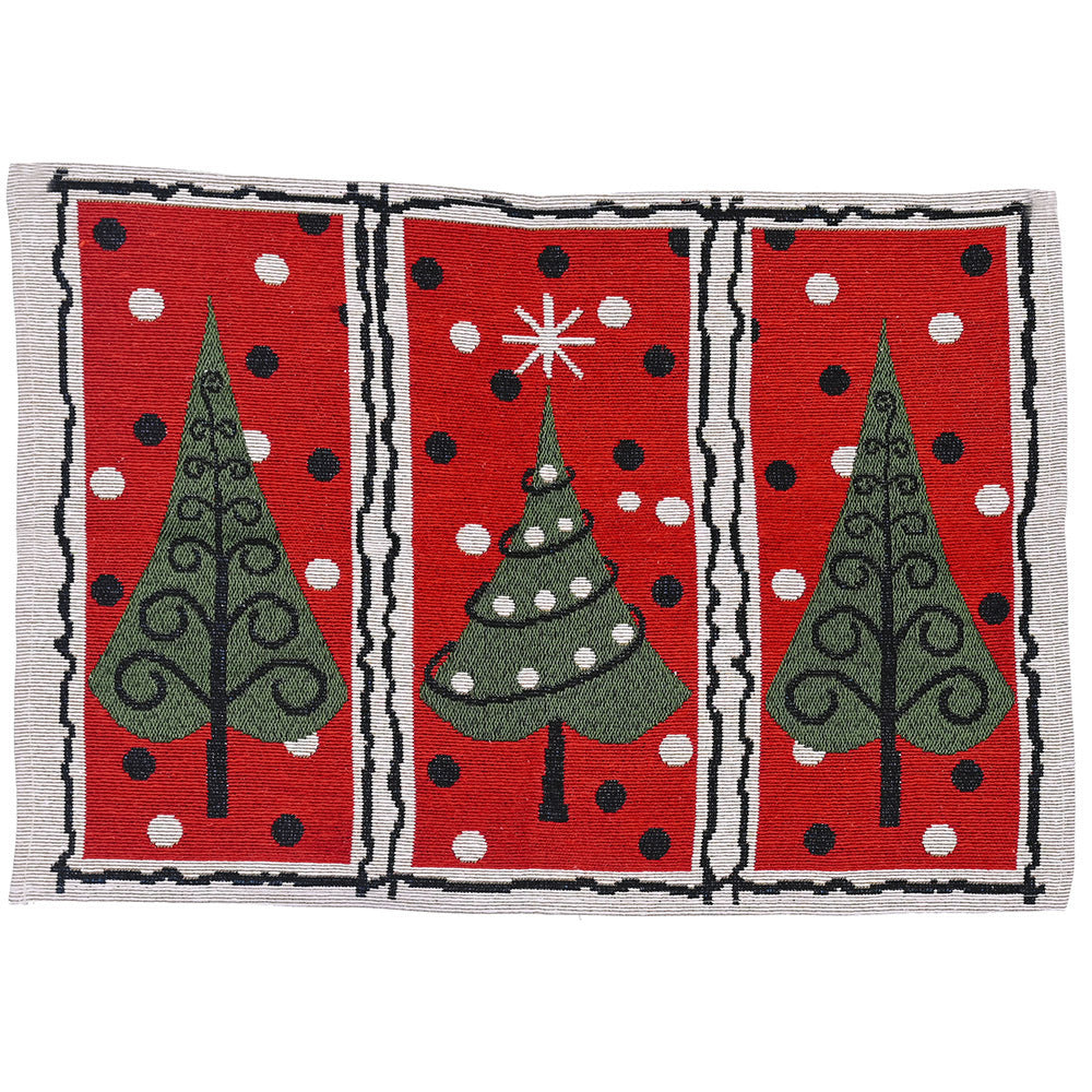 Christmas Home Decoration Products Knitted Cloth Placemats