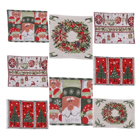 Christmas Home Decoration Products Knitted Cloth Placemats